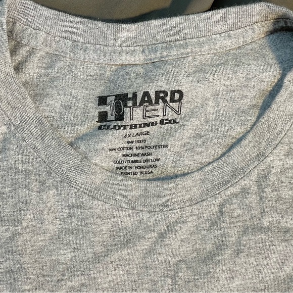 Y2K Hard Ten 10 Don’t Hate On My Game Diamond Graphic Tee 4X - Picture 3 of 3